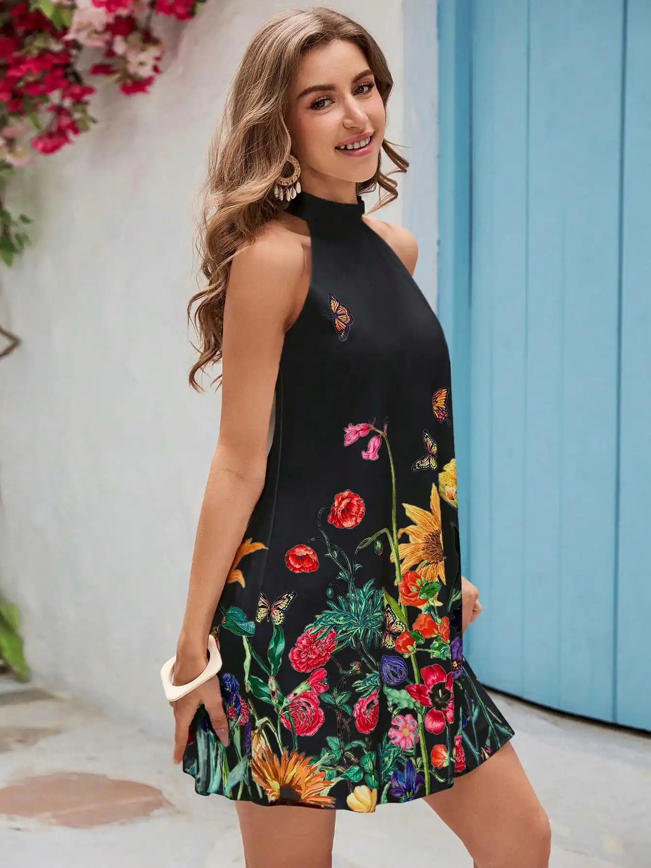 Vestido de Verão Floral