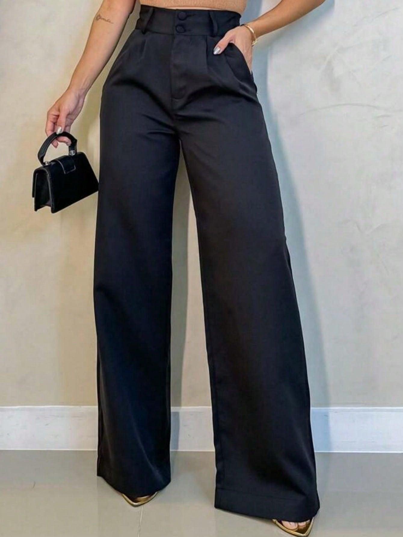 Calça de Alfaiataria e Cintura Alta
