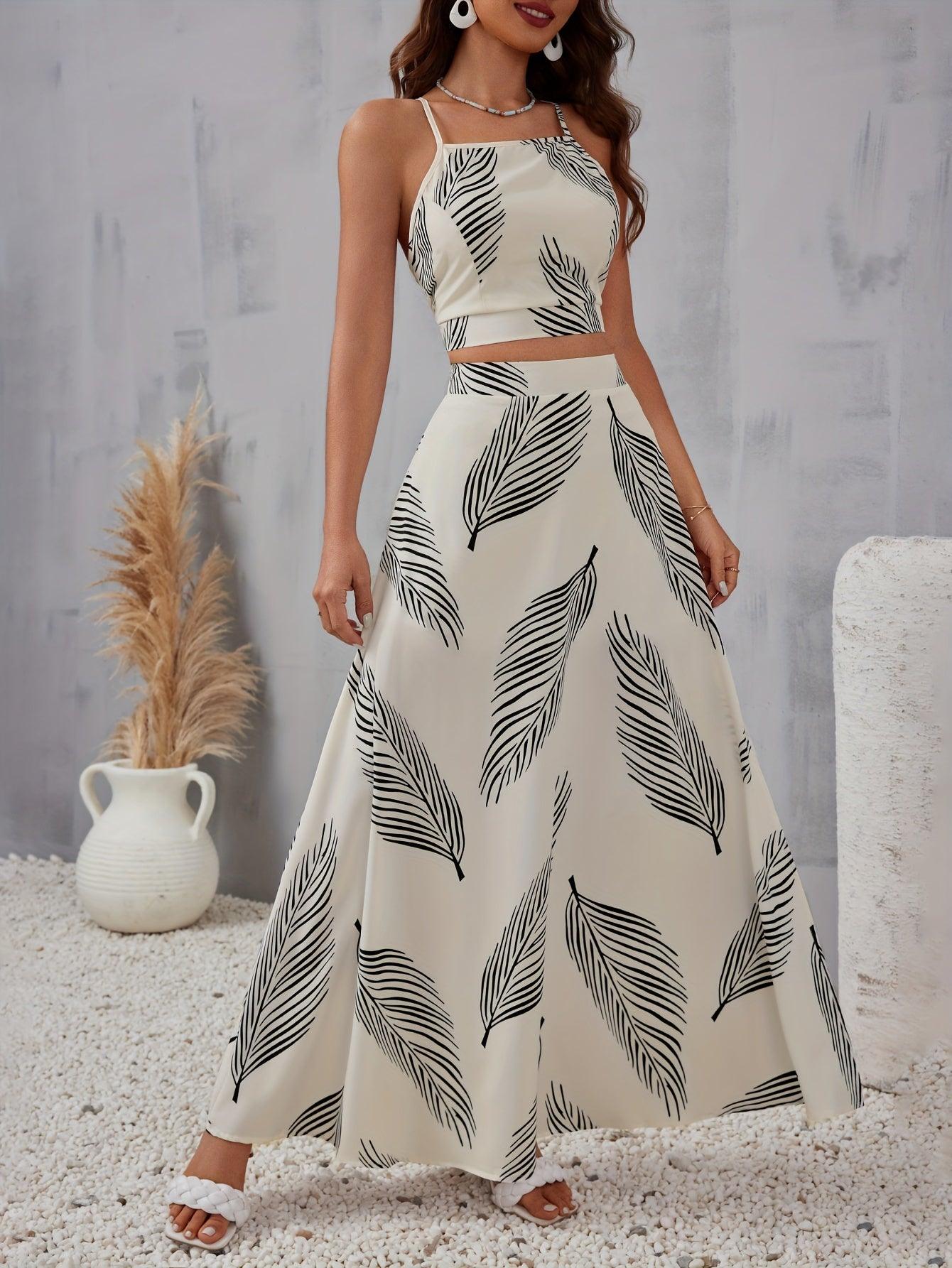 Conjunto Feminino Tropical