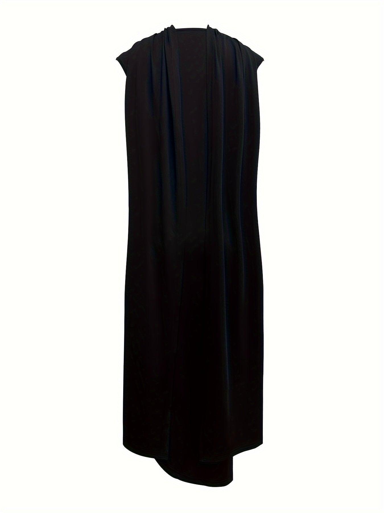 Vestido Feminino Elegante Sem Mangas