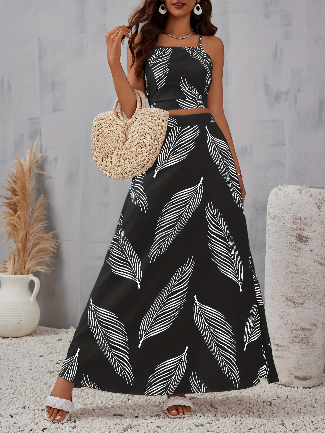 Conjunto Feminino Tropical