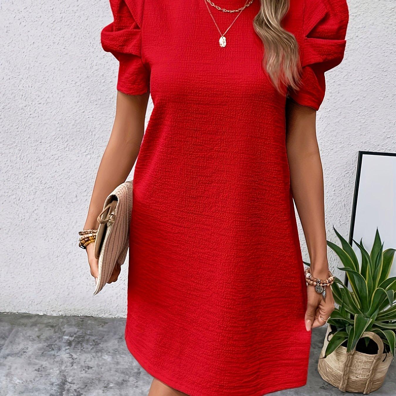 Vestido Solto com Manga