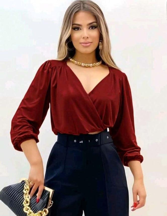 Blusa Feminina de Manga Longa