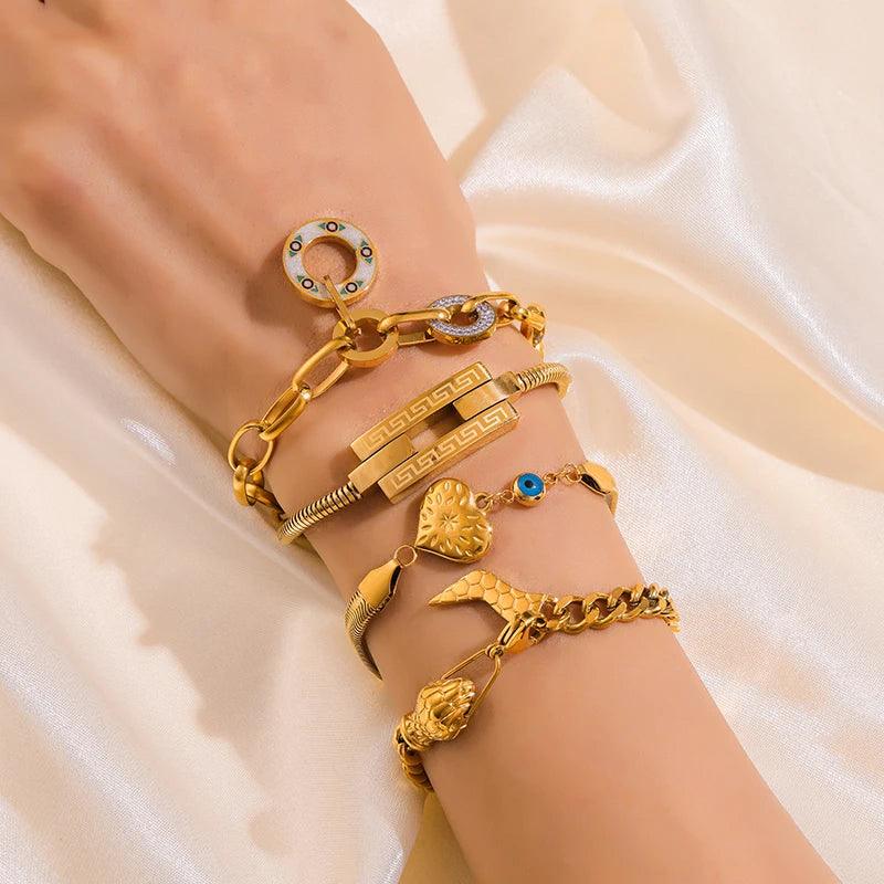 Pulseiras Douradas
