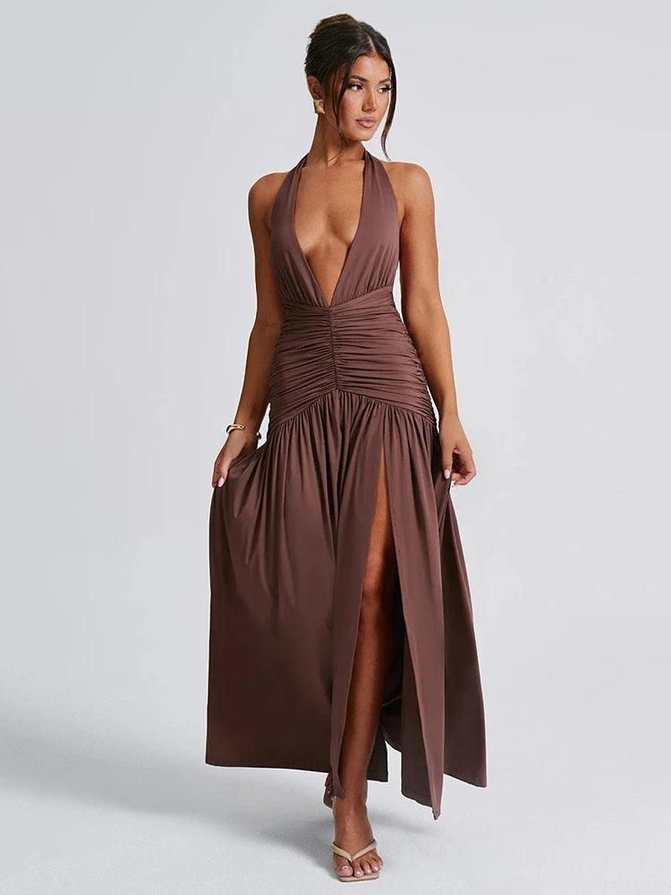 Vestido Decote Profundo