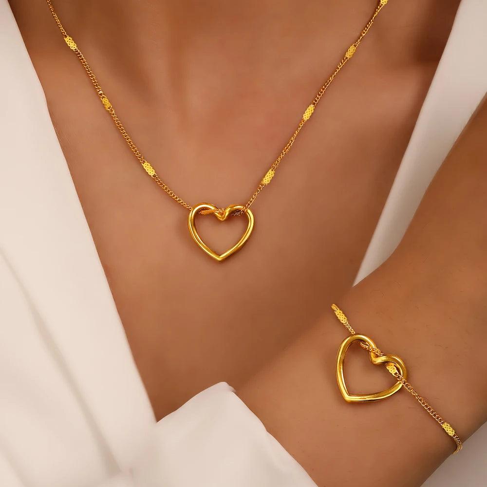 Conjunto de Jóias - Corrente e Pulseira