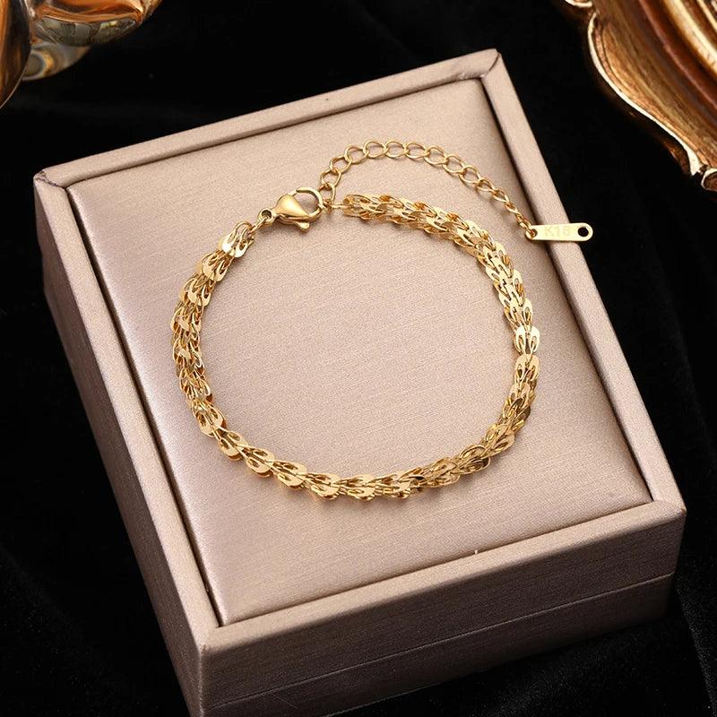 Pulseiras Douradas