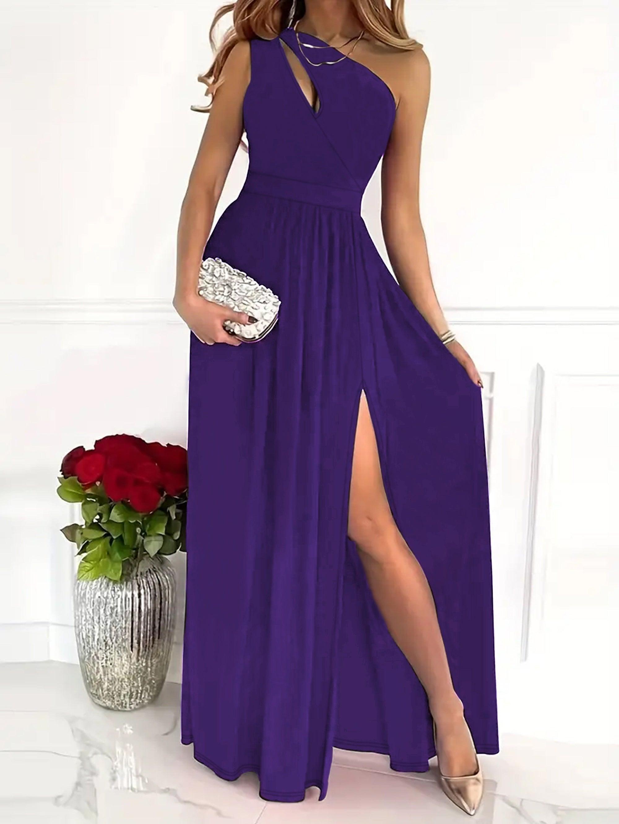 Vestido de Um Ombro