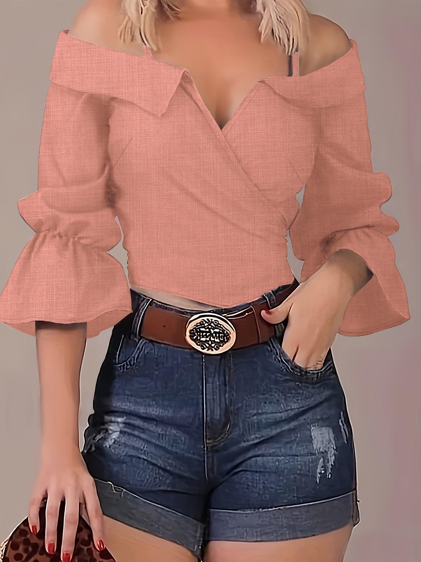 Blusa Flare de Alça