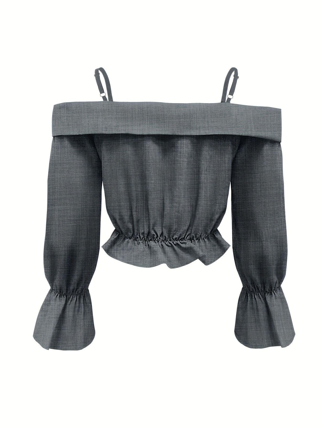 Blusa Flare de Alça