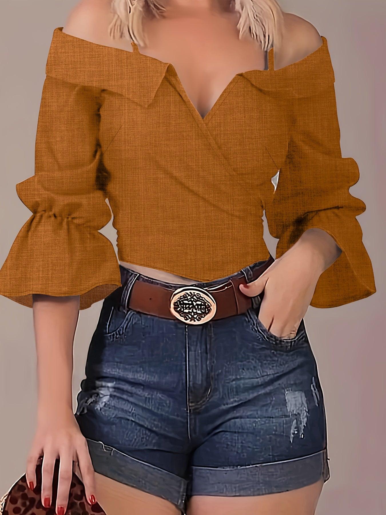 Blusa Flare de Alça