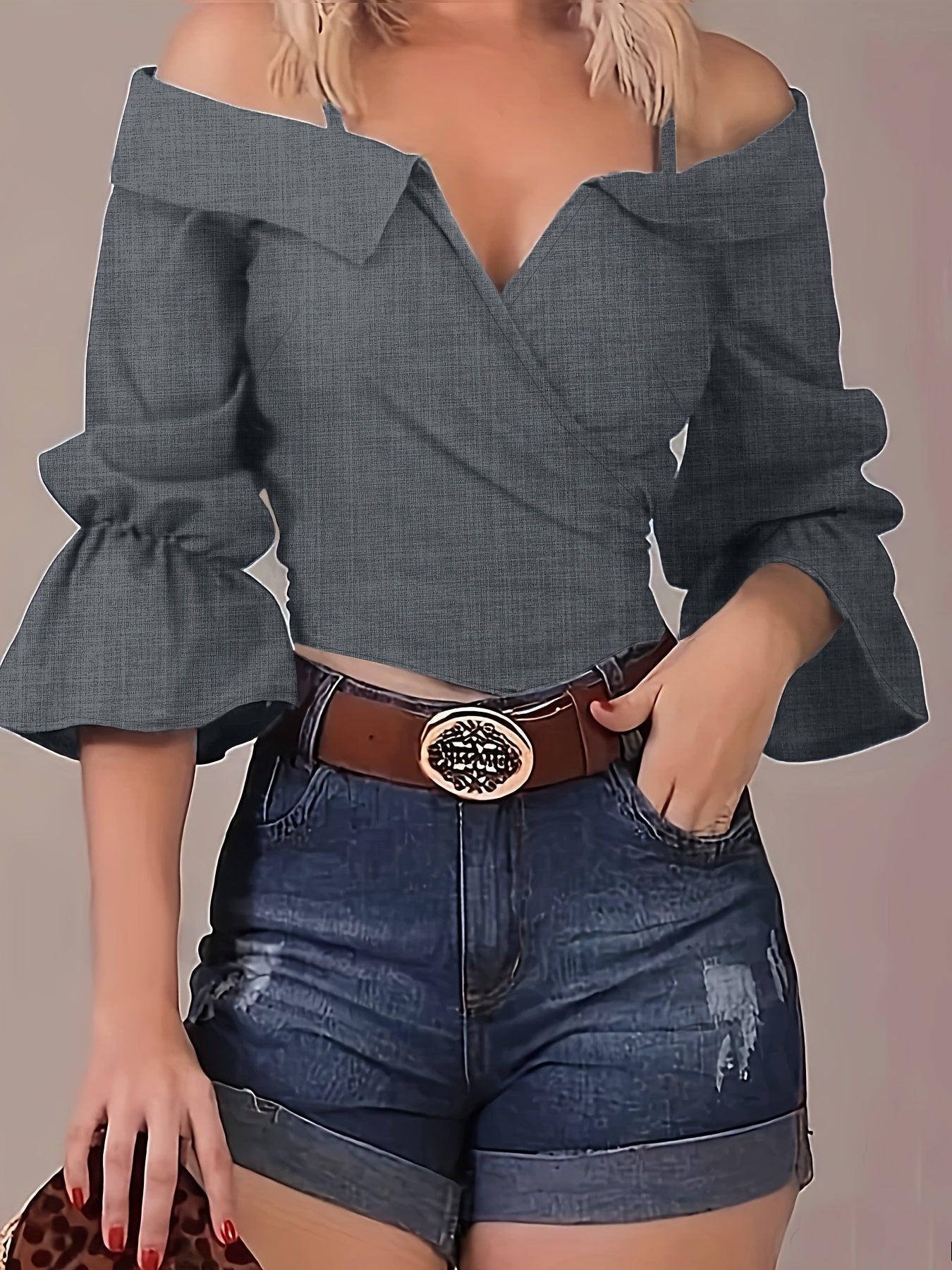 Blusa Flare de Alça
