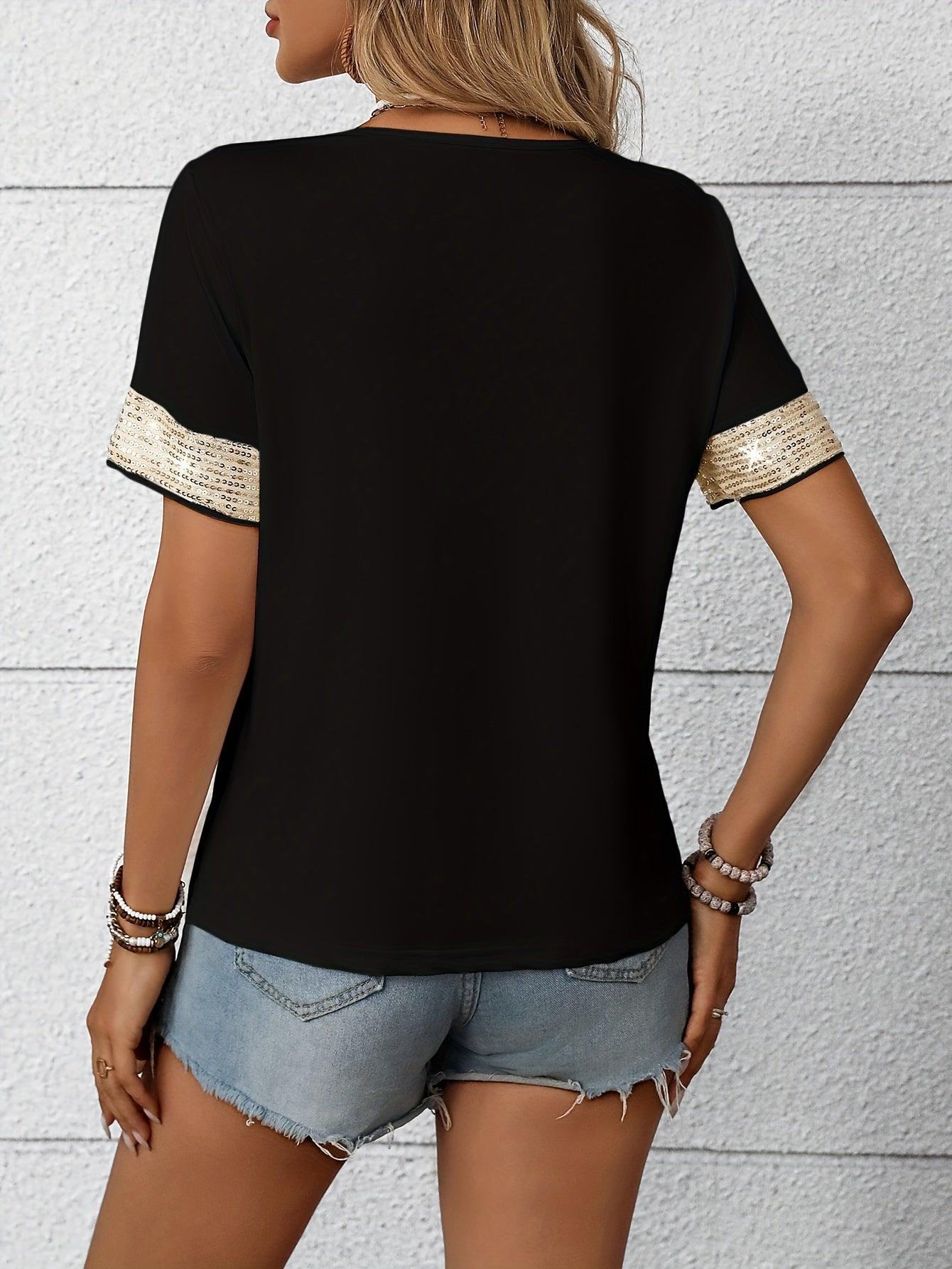 Blusa Branca com Bolso em Paetê