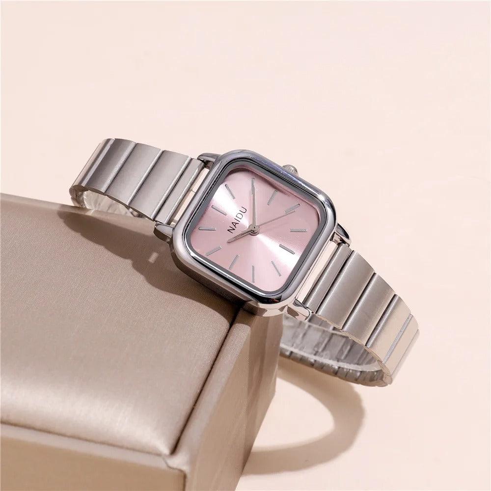Relógio Quartz de Aço