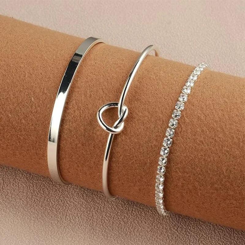 Conjunto de Jóias de Aço Inoxidável